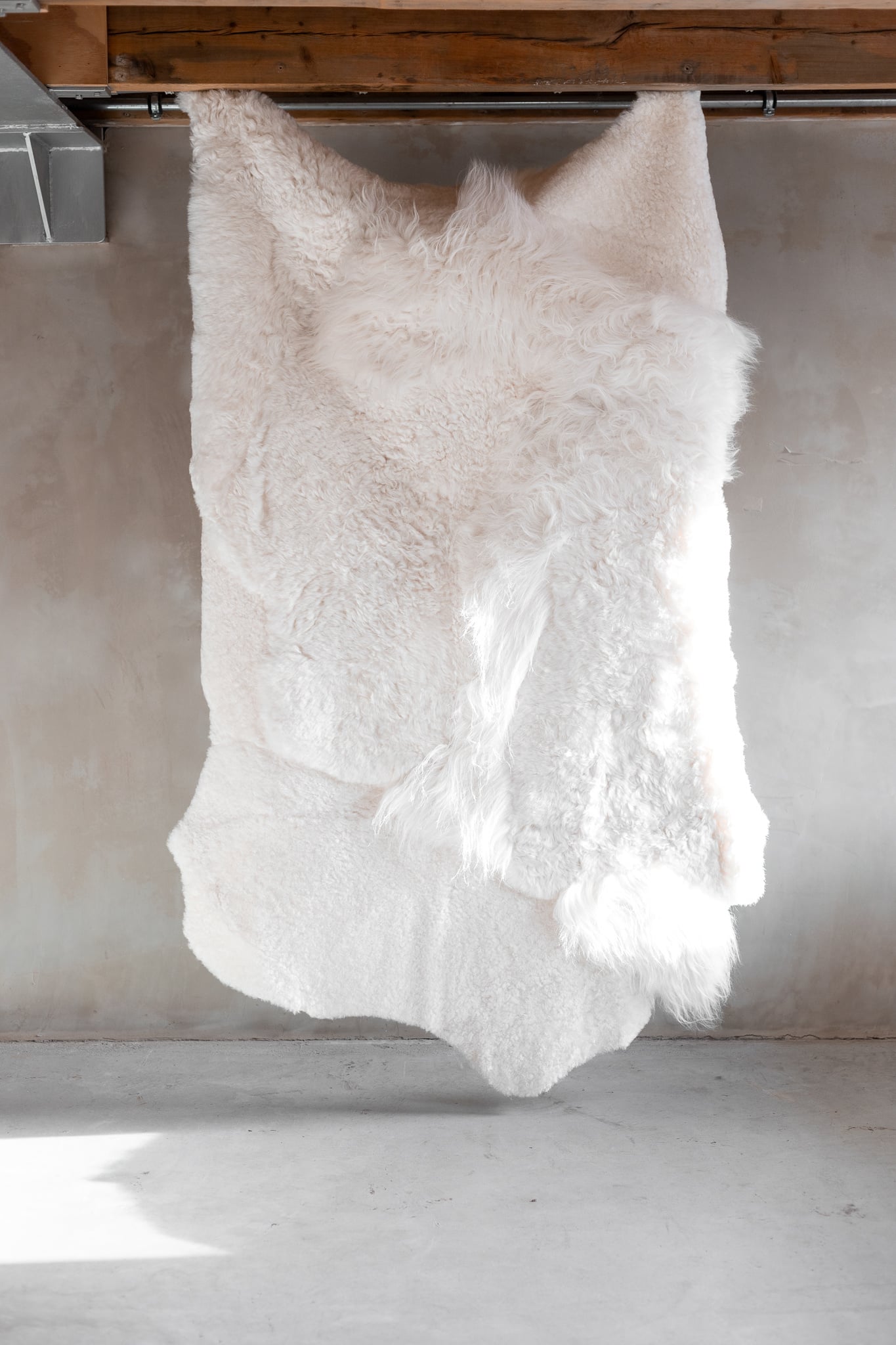 Schapenvacht Faanne Wit 180x120 cm
