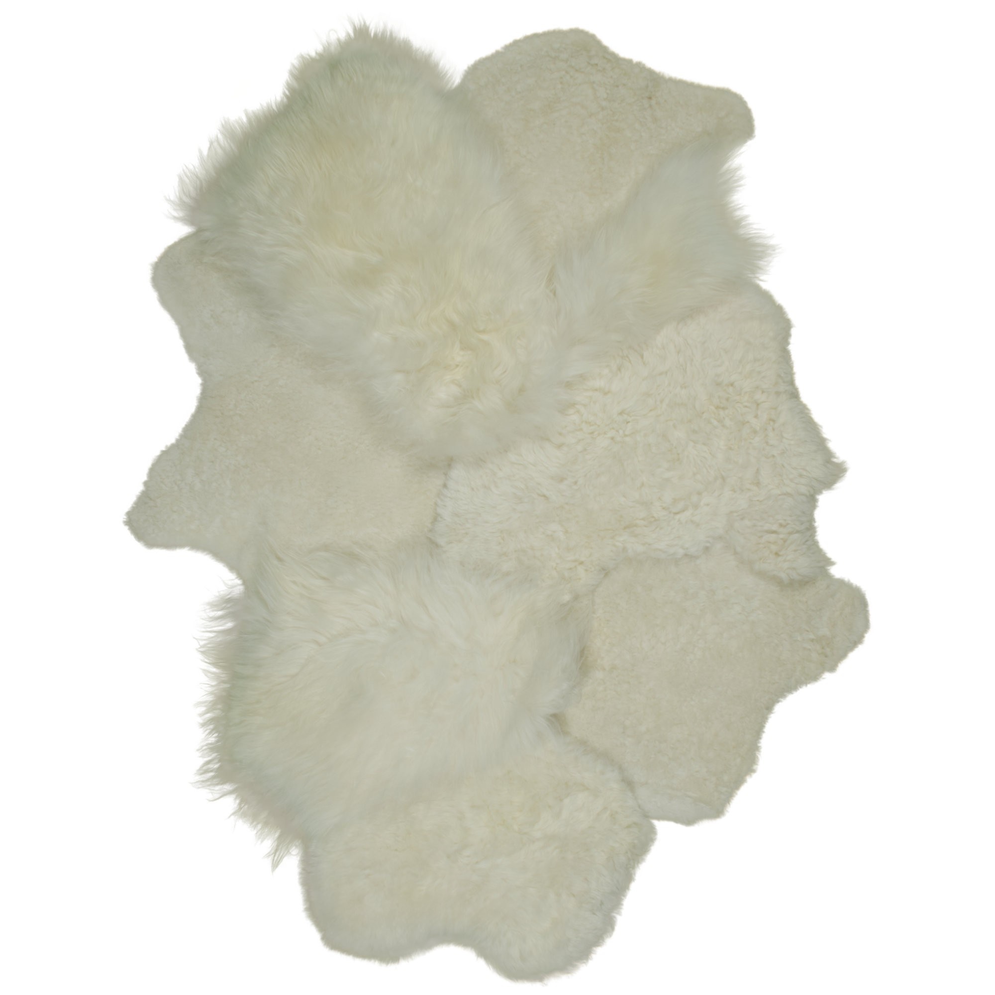 Schapenvacht Faanne Wit 180x120 cm - Afbeelding 4