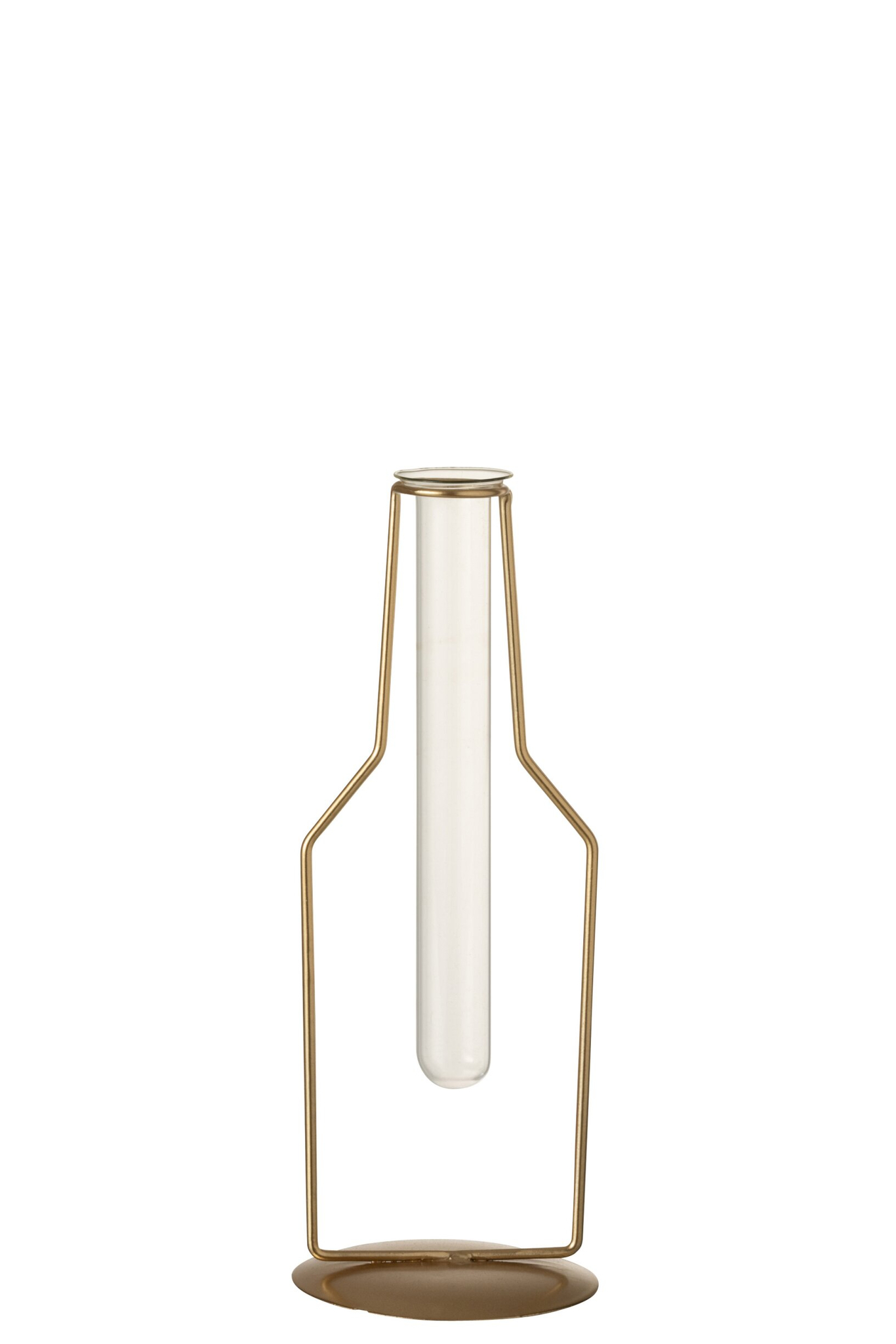 Vaas Pommund Metaal Goud H26 cm - Afbeelding 2