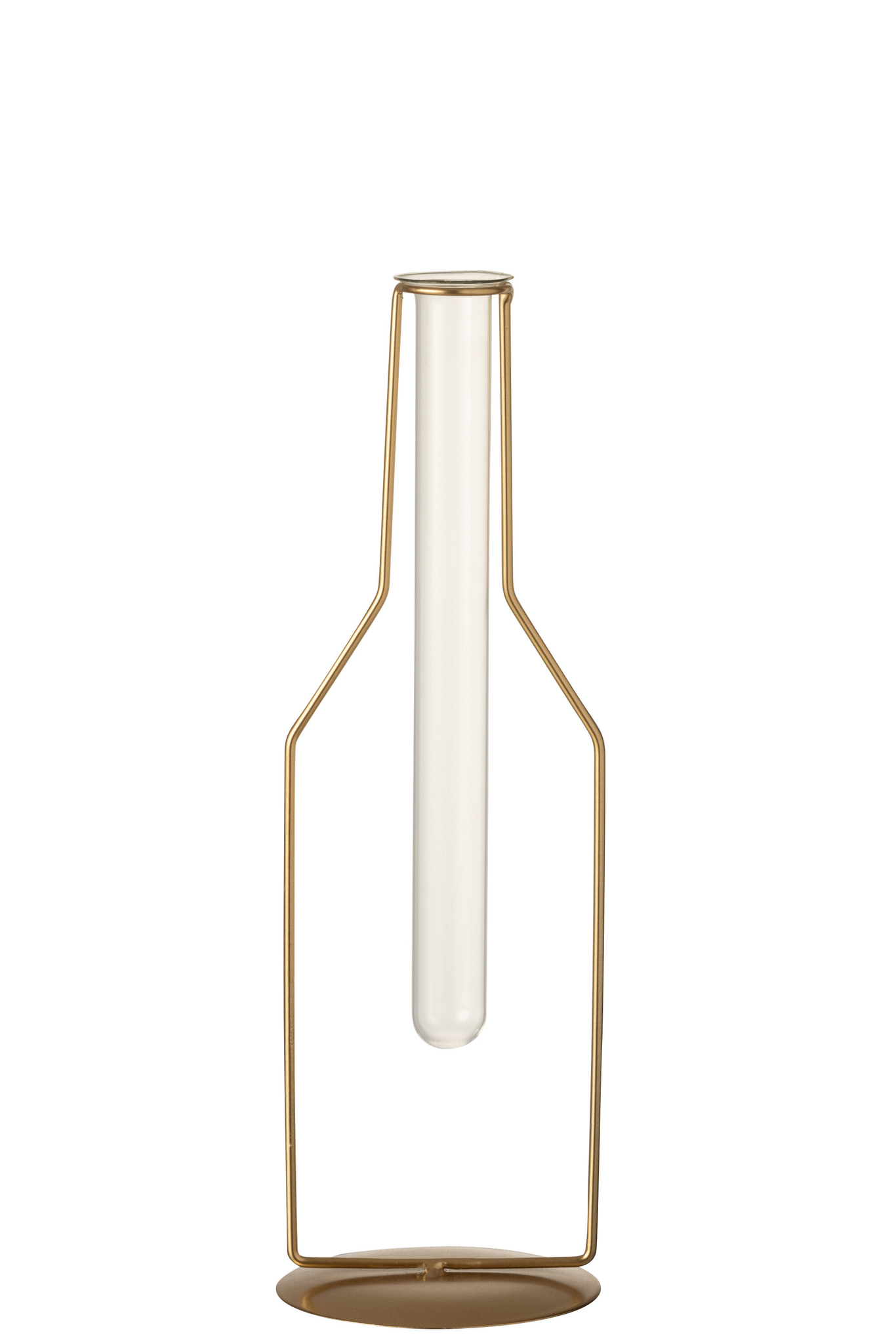 Vaas Brietund Metaal Goud H33 cm - Afbeelding 2
