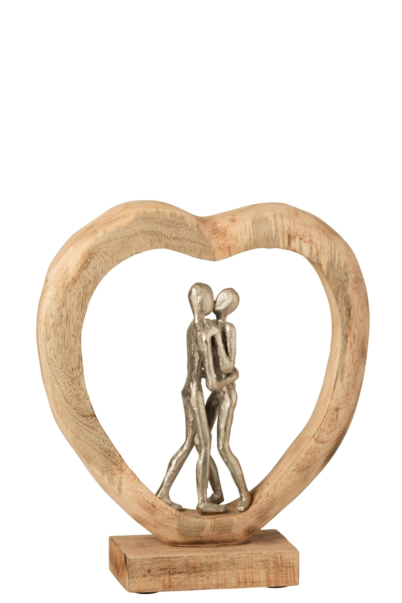 Beeld Kleensaro Mangohout Naturel H35 cm - Afbeelding 2