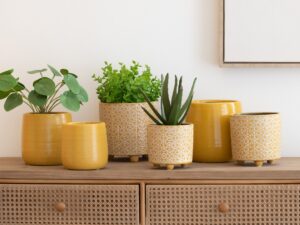 Pot Helvy Polyethyleen Groen H28,5 cm