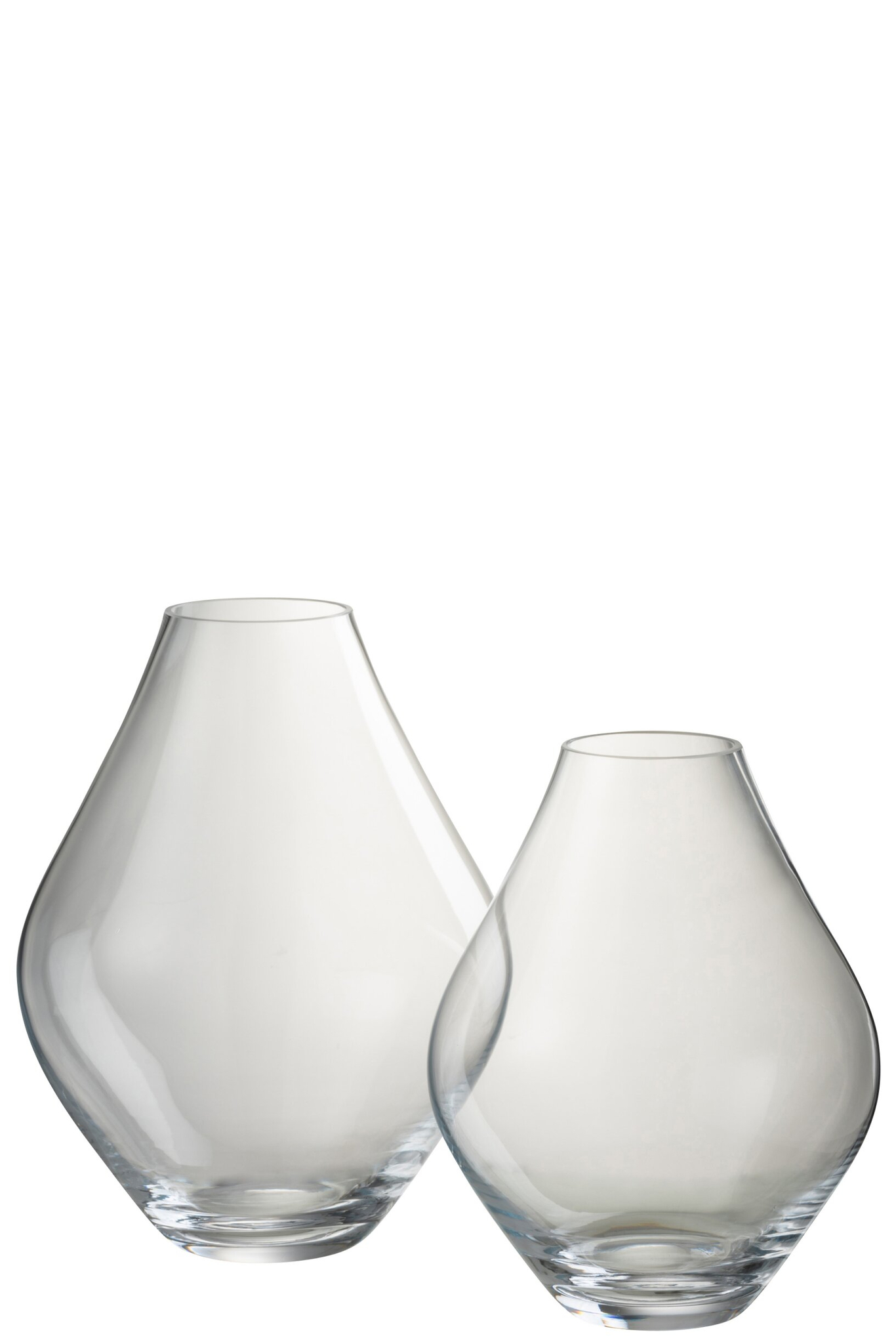 Vaas Juka Glas Transparant H28 cm