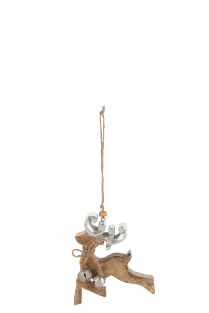 Decoratiefiguur Ralon Mangohout Naturel H12 cm - Afbeelding 2