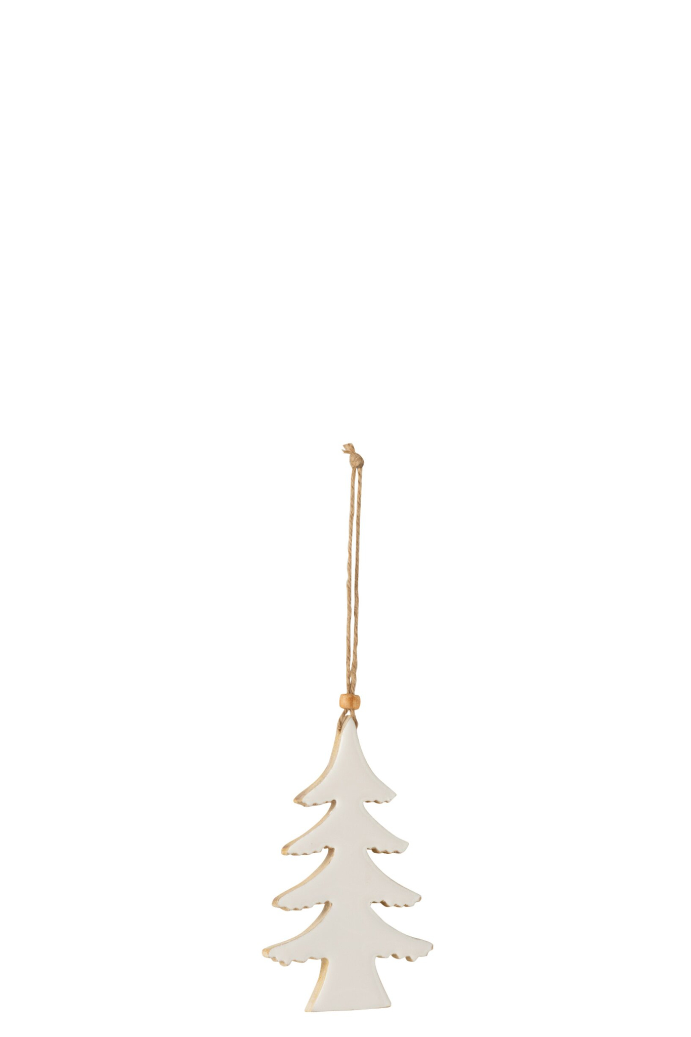 Kerstboom Kaurnis Mangohout Wit H13 cm