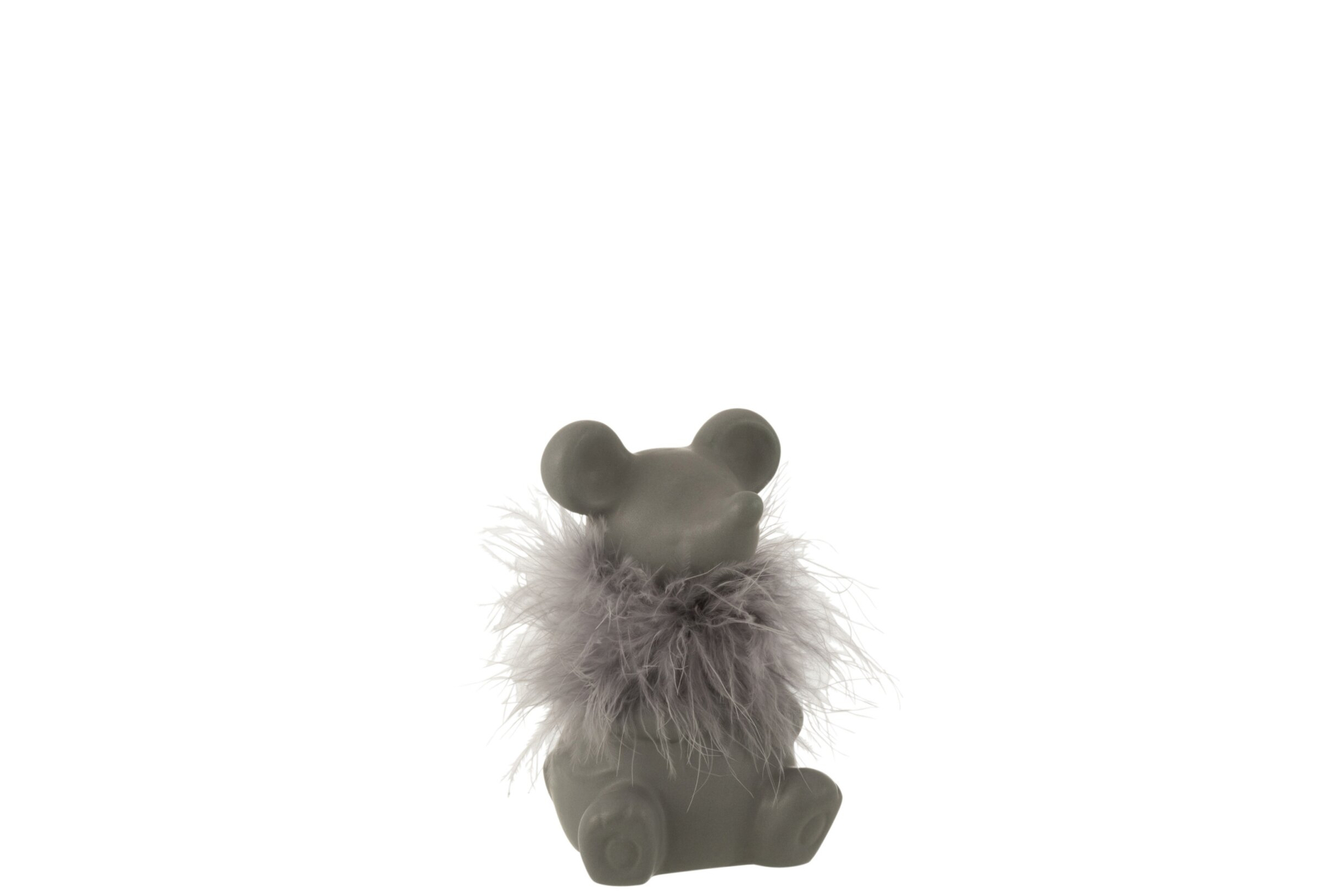 Decoratiefiguur Seemmo Porselein Grijs H12,5 cm - Afbeelding 2