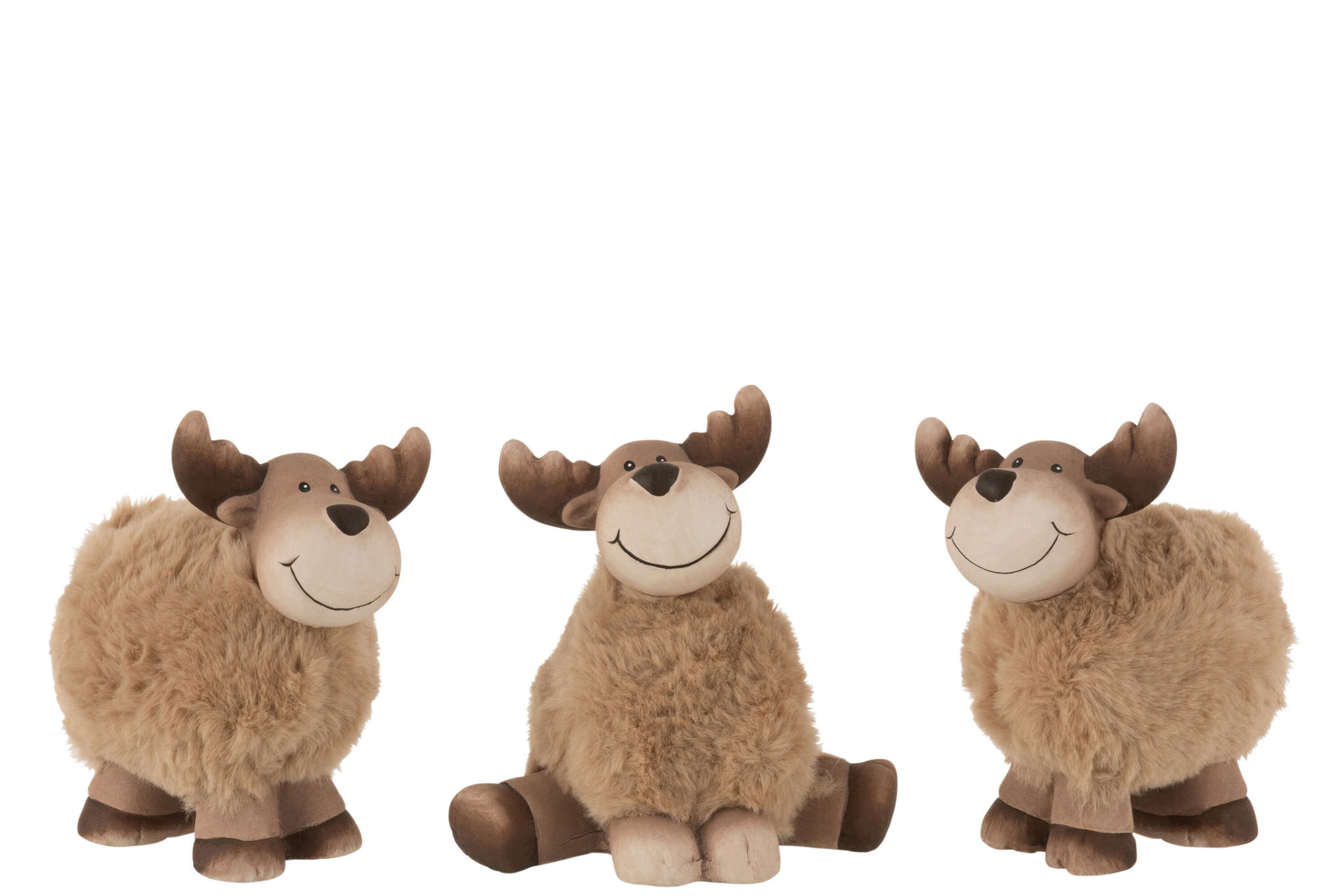 Woonaccessoire Jommun Klei Bruin - Set van 3 - Afbeelding 2