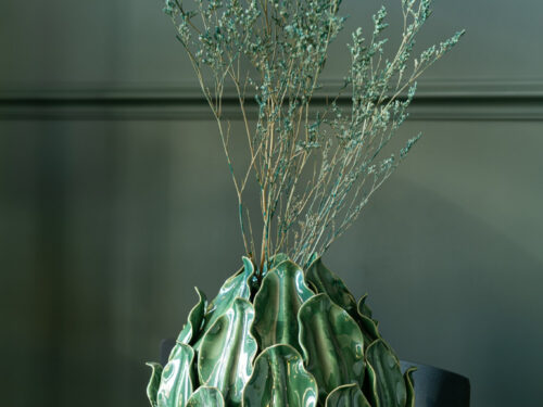 Droogbloemen Hemmund Gras Groen in hoge vaas, slanke 85 cm bundel met natuurlijke decoratieve uitstraling