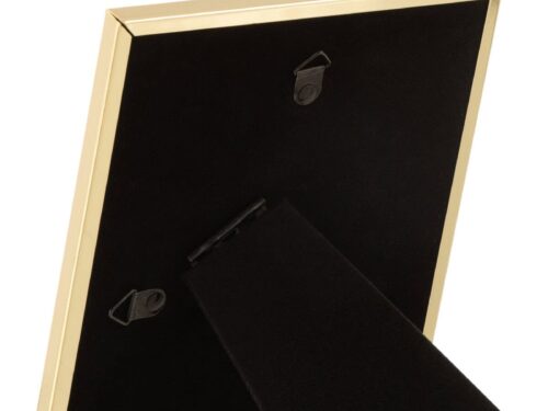 Fotolijst Toldek Glas Goud met elegante goudrand en zwarte achterkant, geschikt om neer te zetten of op te hangen