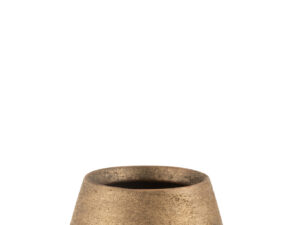 Bloempot Staarnis Terracotta Goud H14 cm