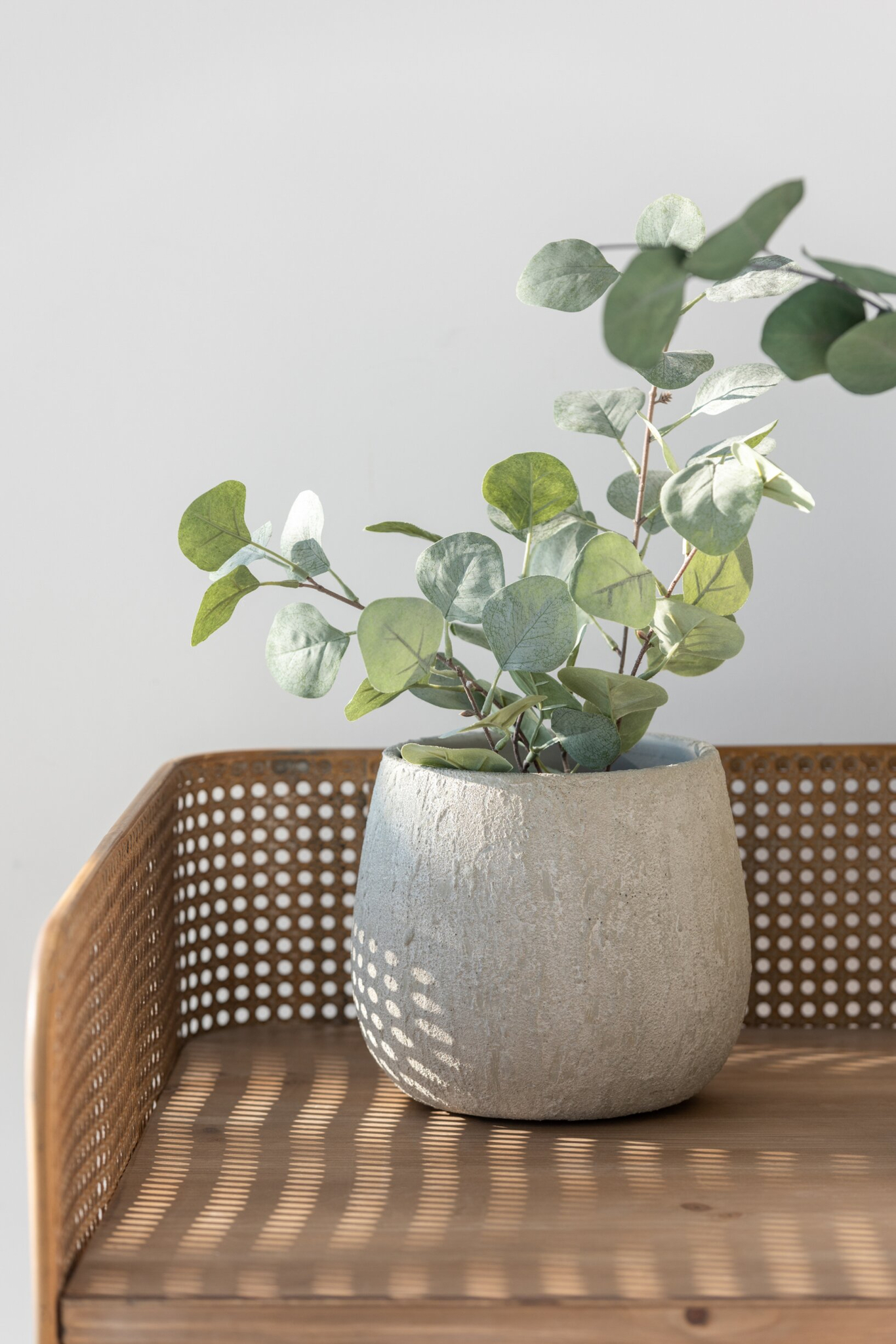 Bloempot Tivan Terracotta Grijs H18,5 cm - Afbeelding 2
