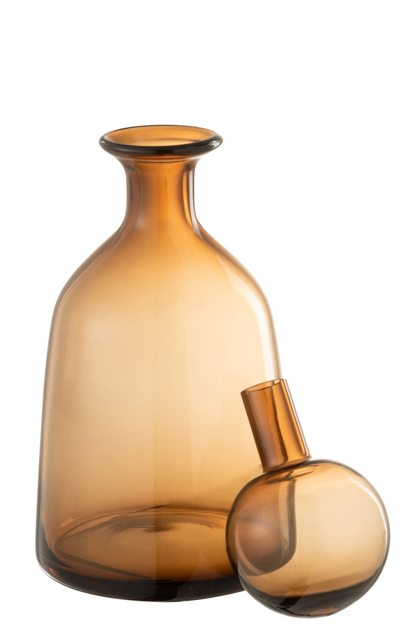 Decoratie Nestas Glas Bruin