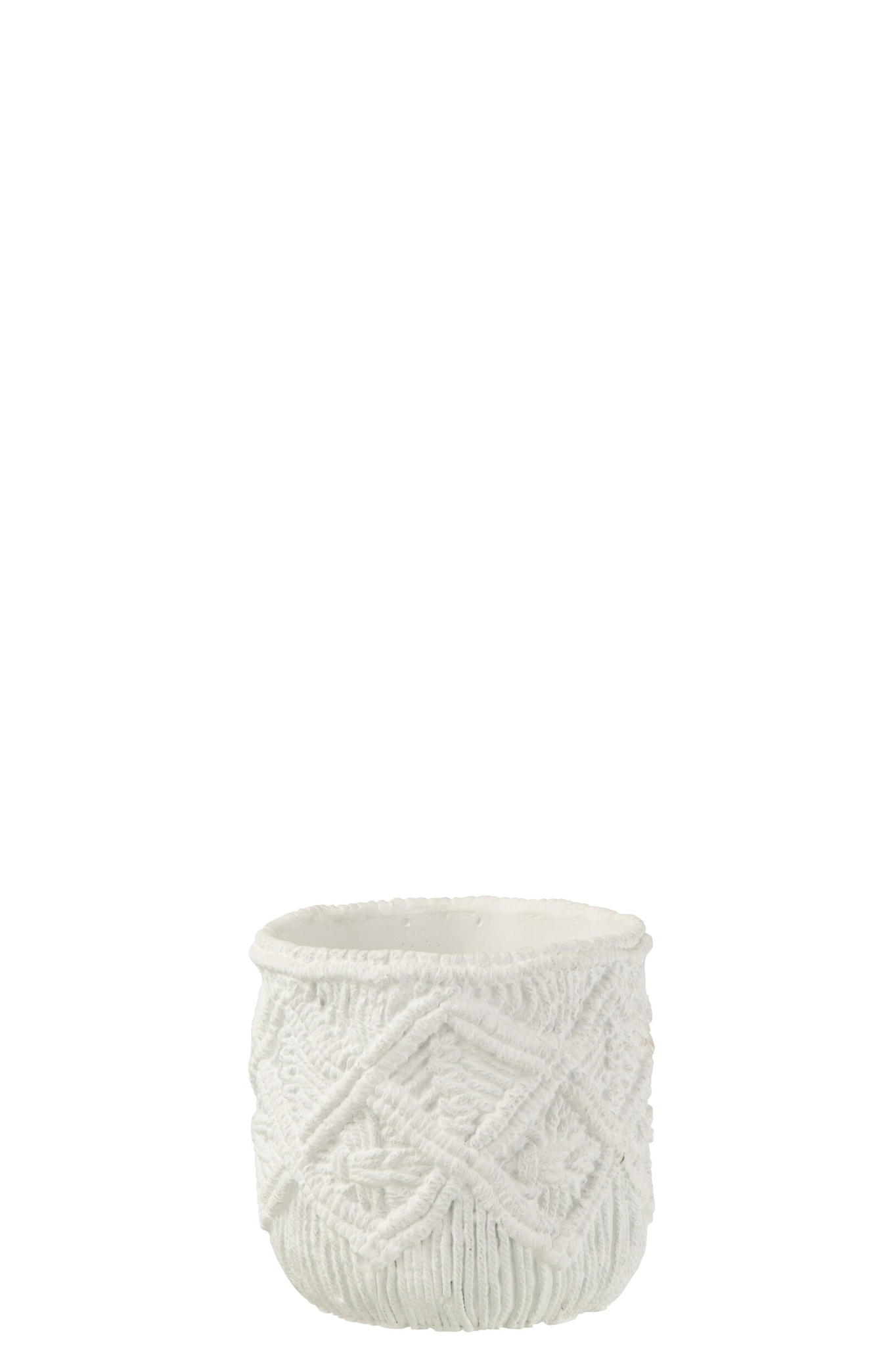 Bloempot Tales Beton Wit H14 cm