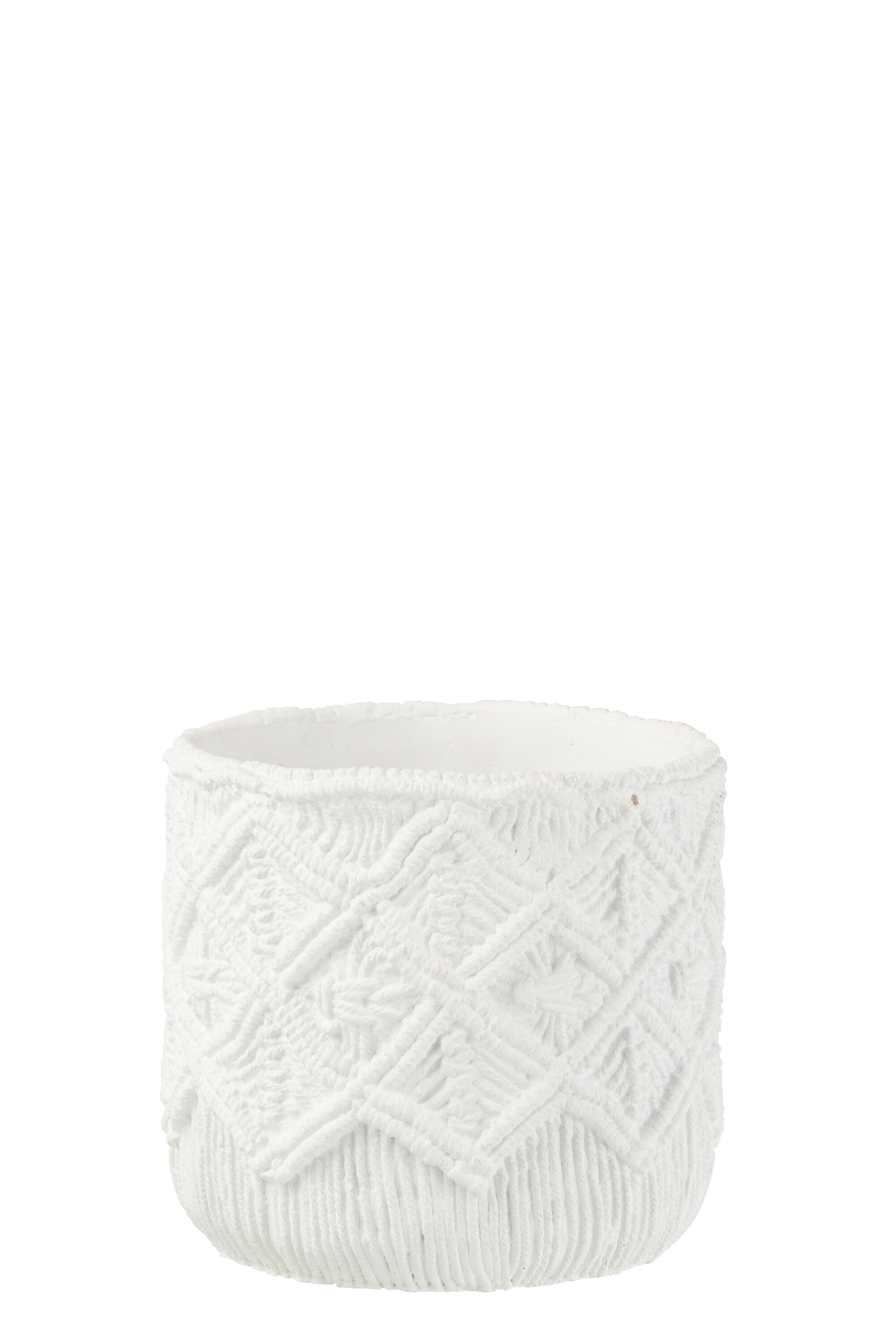 Bloempot Sandek Beton Wit H18 cm