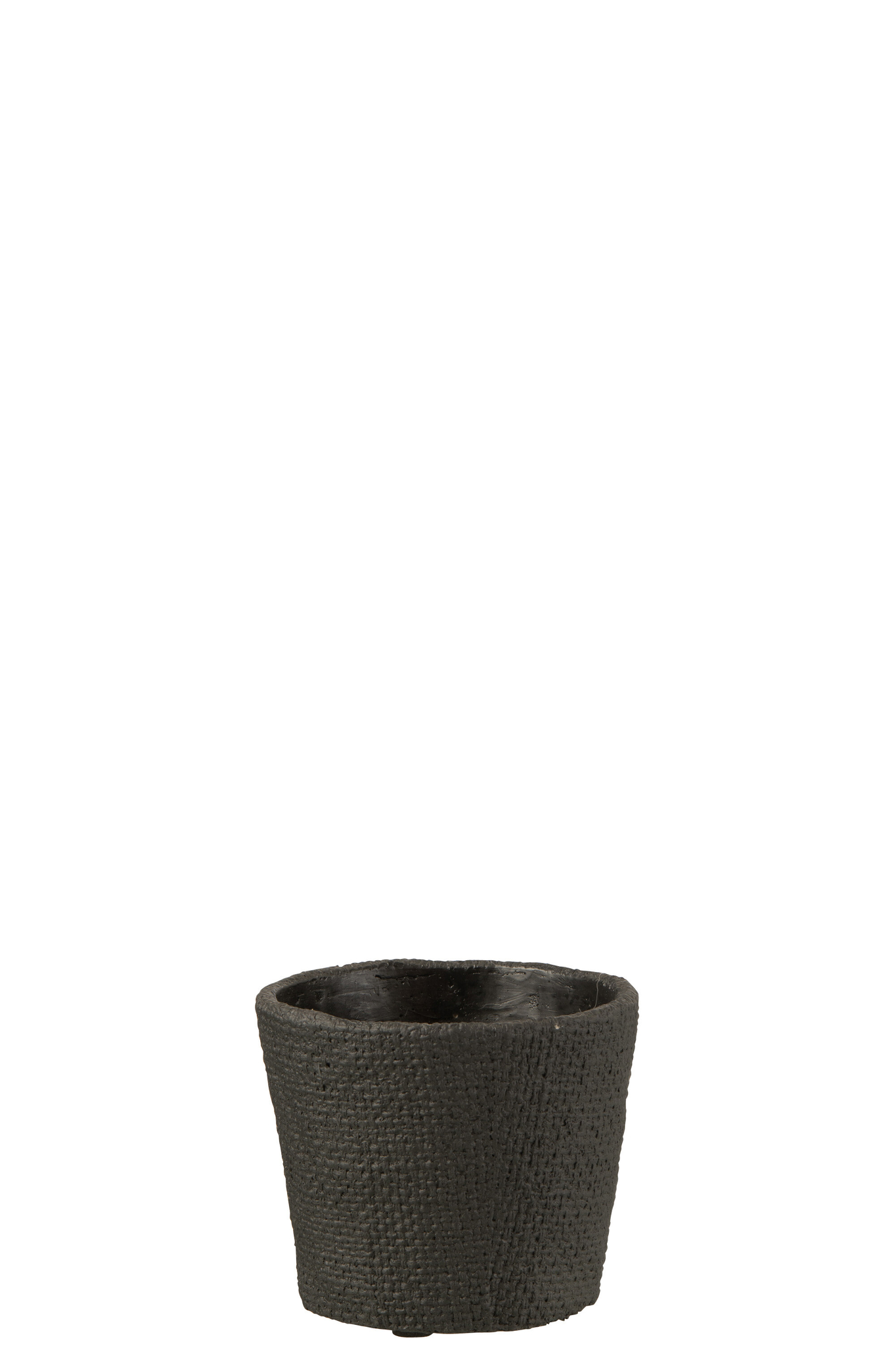 Bloempot Keemund Beton Zwart H10 cm