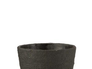 Bloempot Starmesta Beton Zwart H16,5 cm