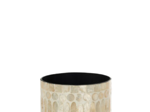 Bloempot Breilvoro Papier Beige H15 cm