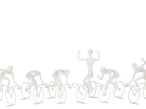 Decoratie Veisker Polyresin Wit - Set van 6