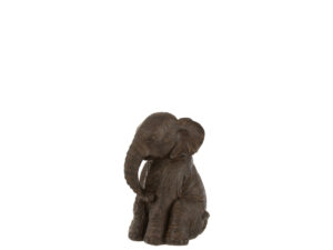 Decoratiefiguur Koonsi Polyresin Bruin H23 cm