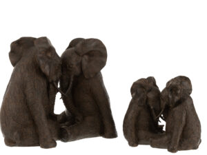 Decoratiefiguur Grobero Polyresin Bruin H29 cm