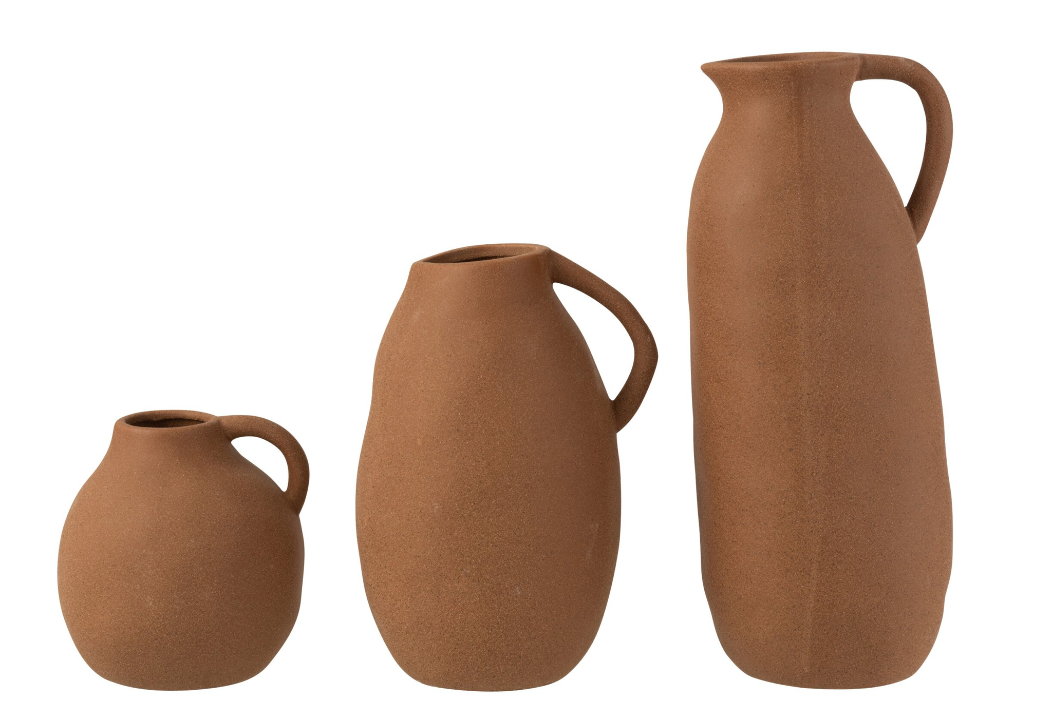Vaas Kaabonte Steen Oranje H36 cm - Afbeelding 2