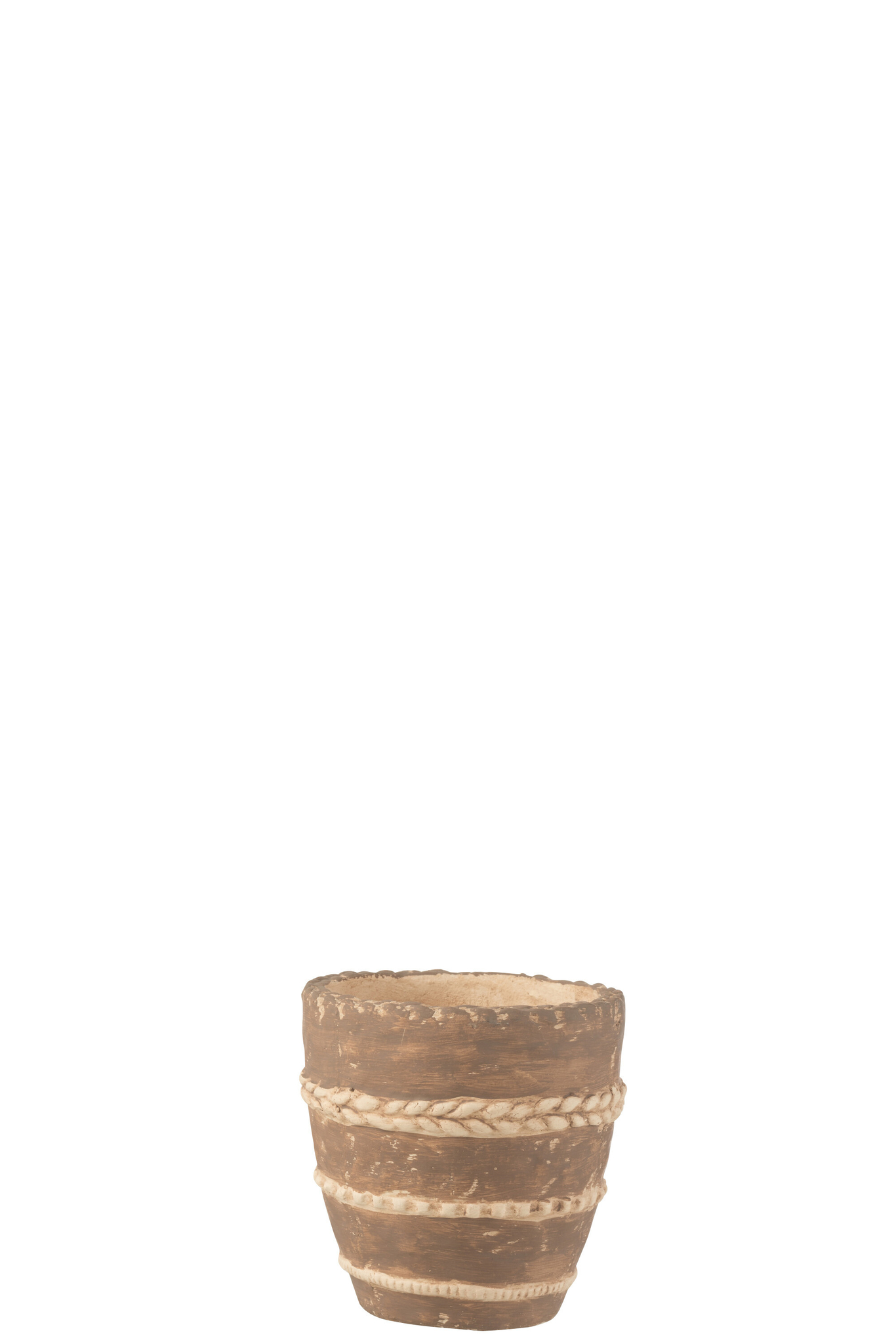 Bloempot Naarnol Terracotta Bruin H13,5 cm