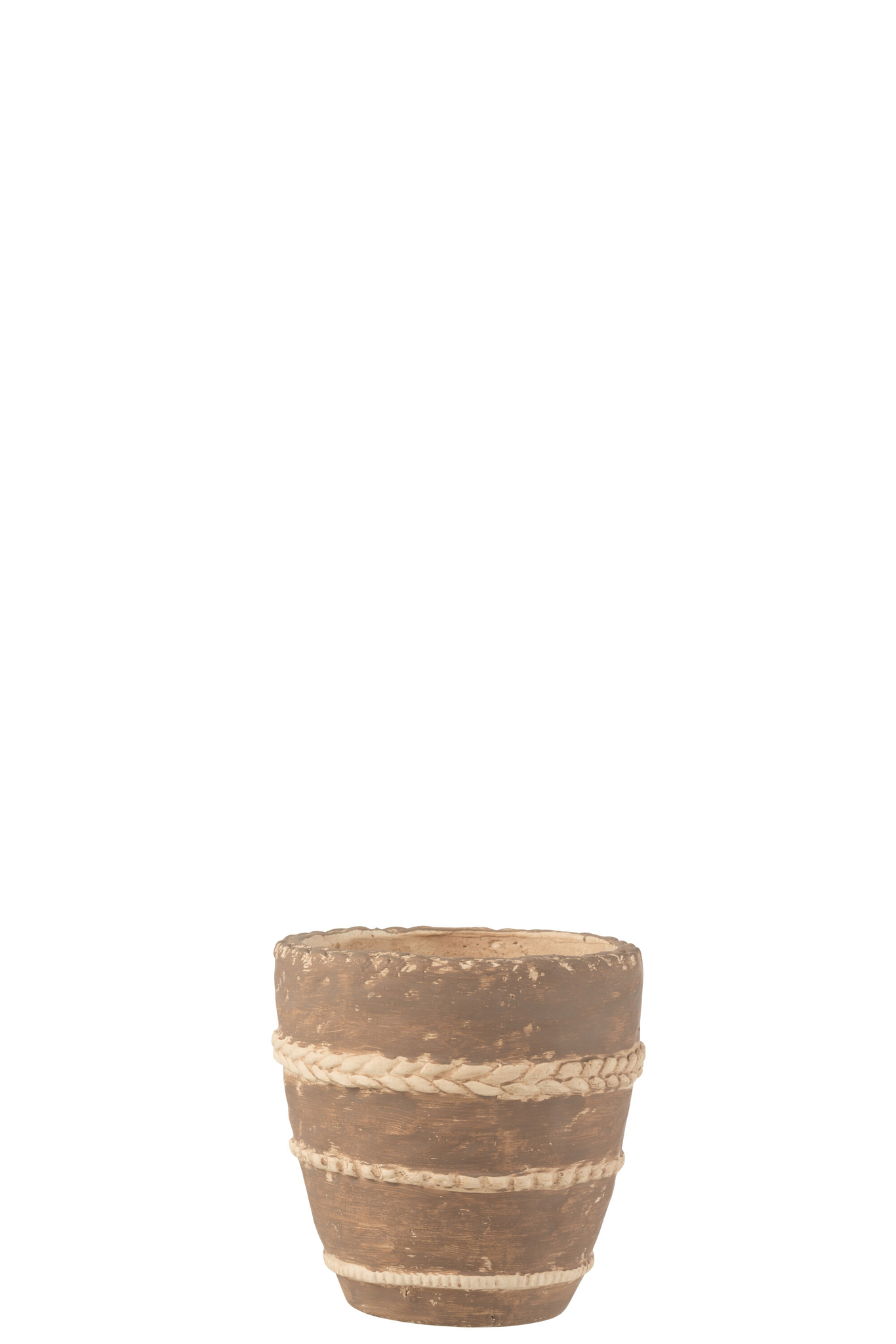 Bloempot Lornel Terracotta Bruin H13,5 cm
