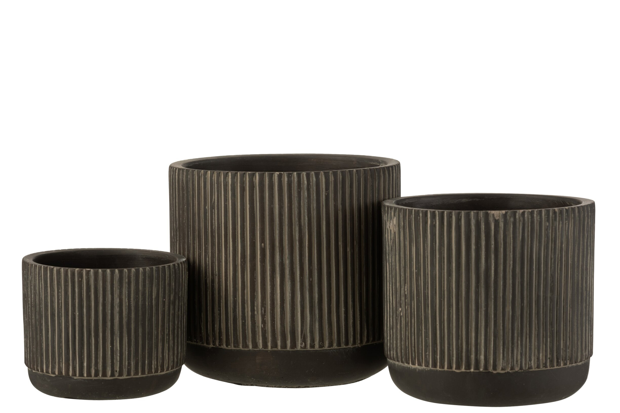 Bloempot Revonte Keramiek Zwart H13 cm