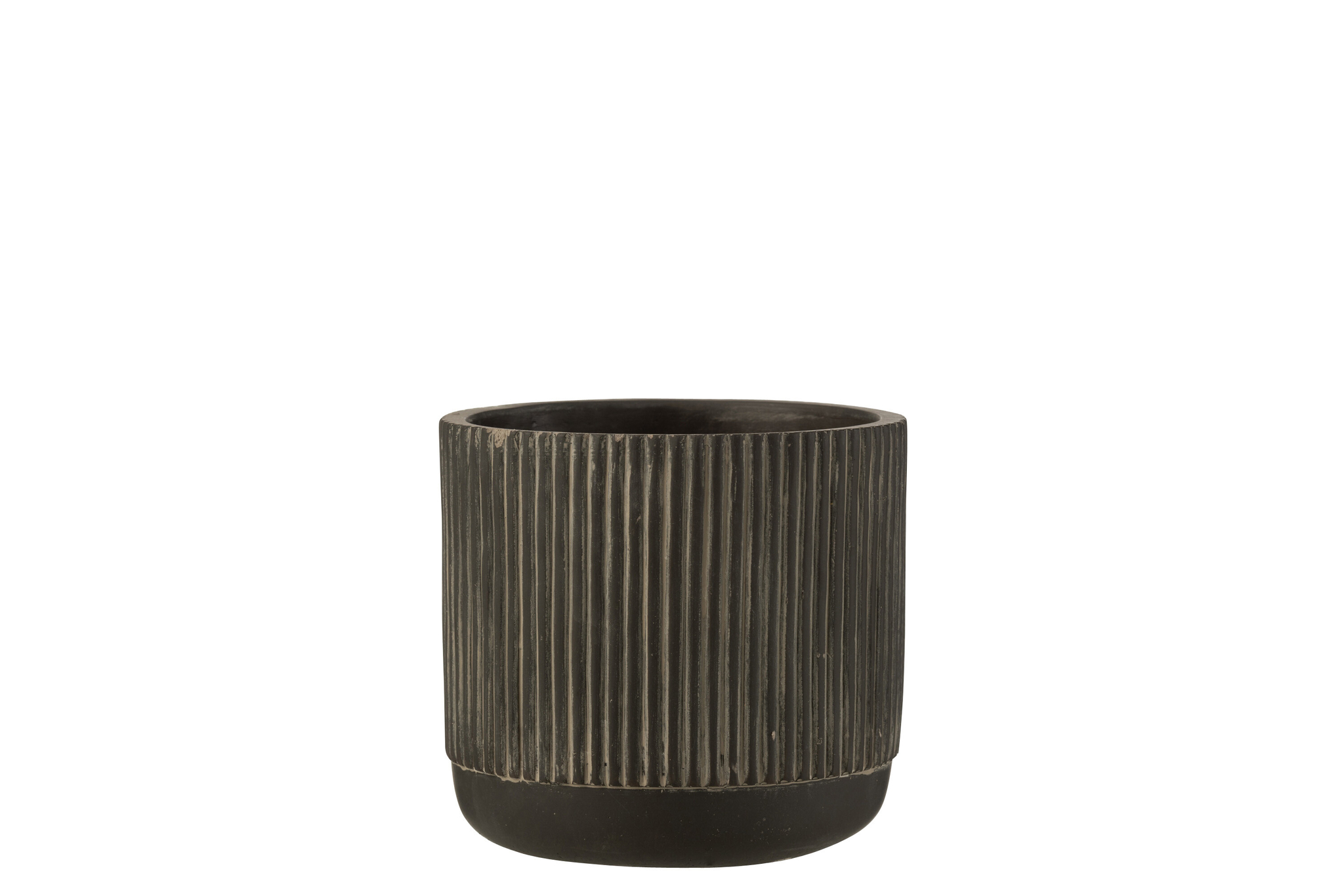 Bloempot Revonte Keramiek Zwart H13 cm - Afbeelding 2