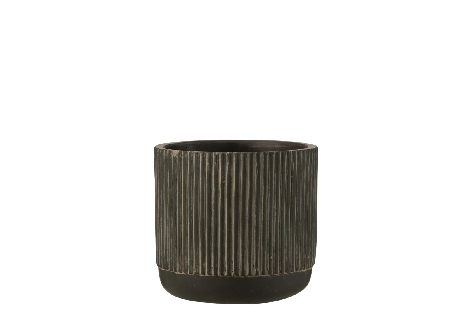 Bloempot Revonte Keramiek Zwart H13 cm - Afbeelding 2