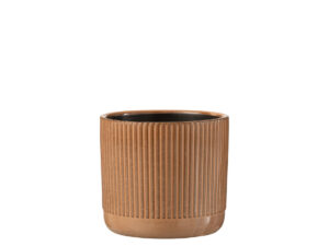 Bloempot Nendund Keramiek Oranje H12,5 cm