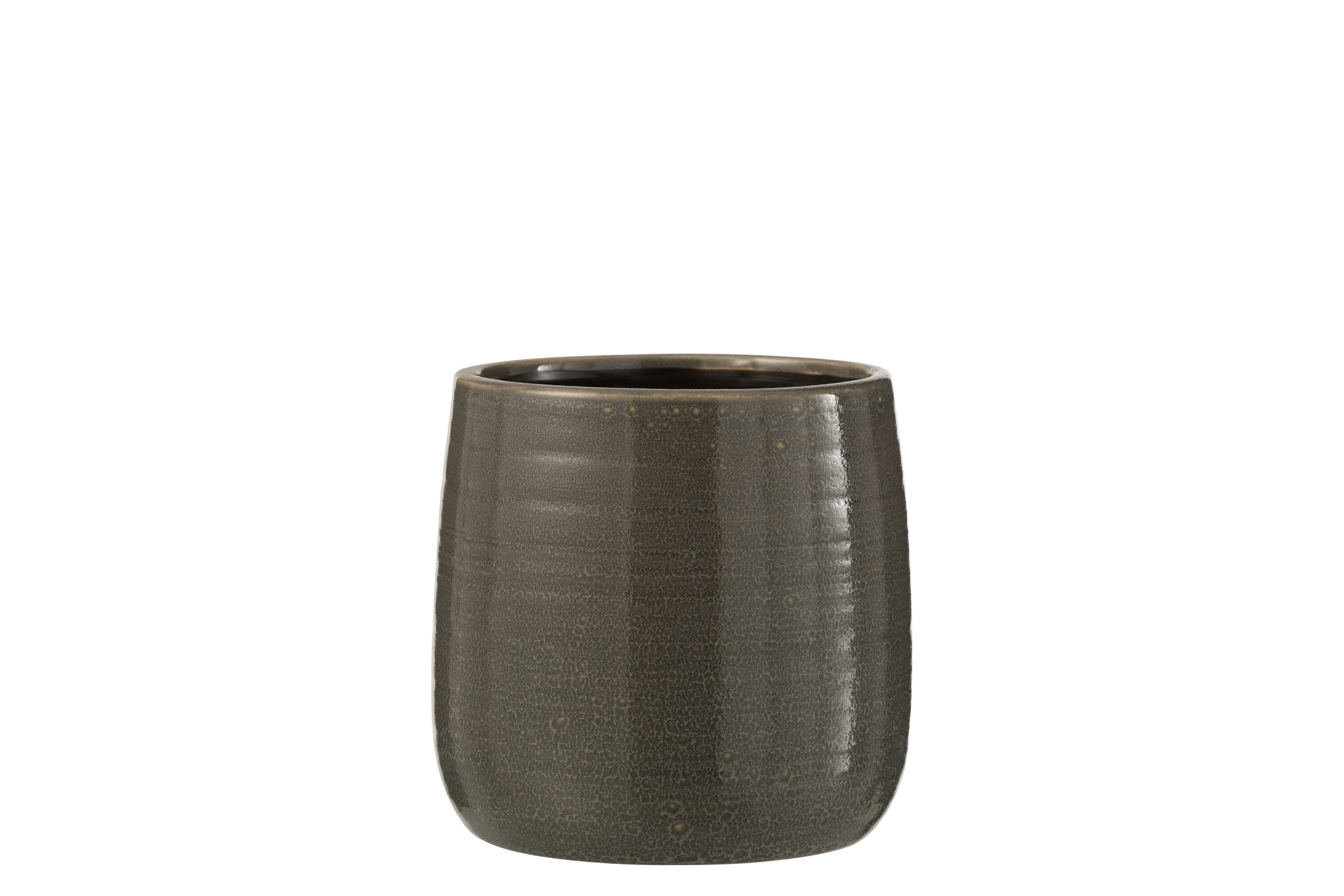 Bloempot Skaunde Keramiek Grijs H14,5 cm - Afbeelding 2