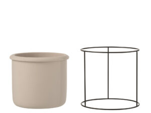 Bloempot Siracusa Beton Grijs H16,5 cm
