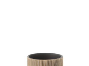 Bloempot Bieldon Keramiek Bruin H13 cm