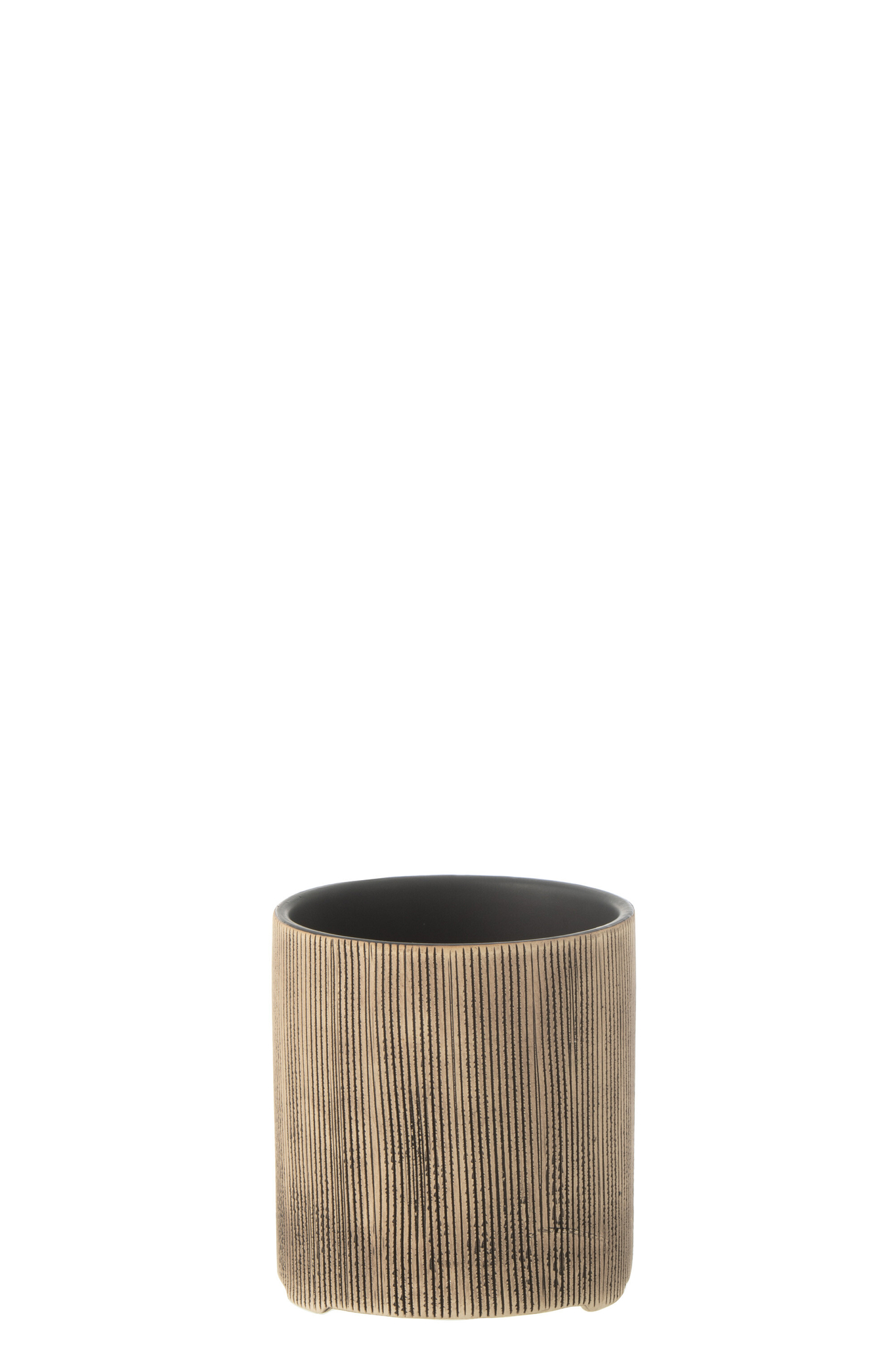 Bloempot Bieldon Keramiek Bruin H13 cm