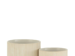 Bloempot Hadin Keramiek Wit H15,5 cm