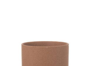 Bloempot Heeldand Klei Bruin H21 cm