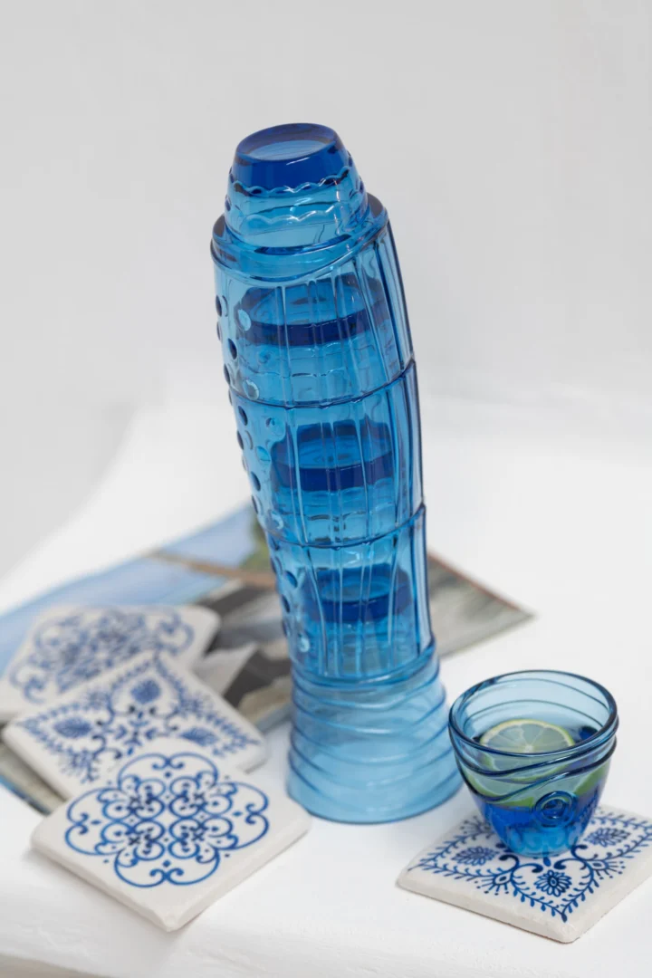 Mok Neiltena Glas Blauw - Afbeelding 2