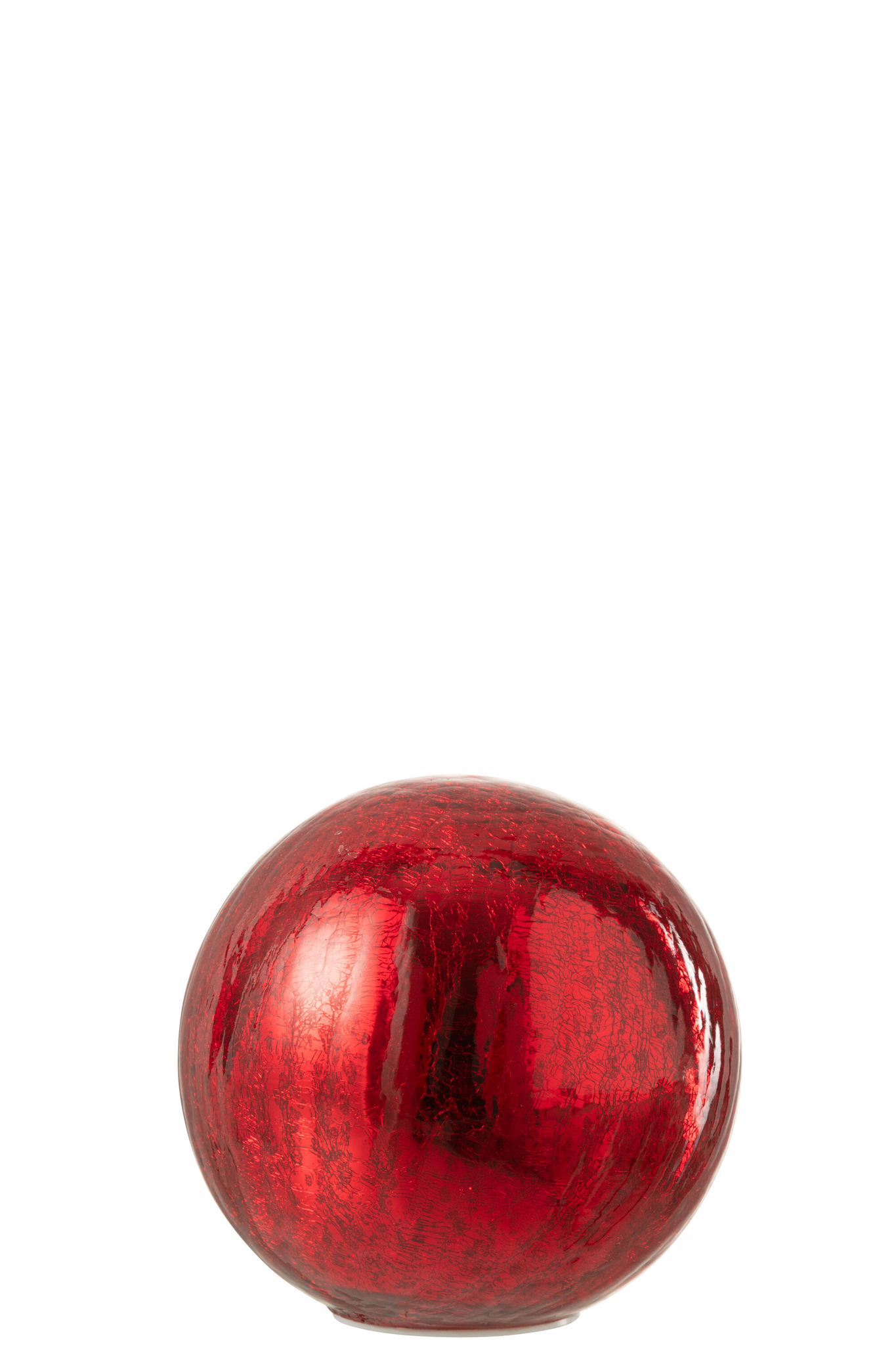 Decoratiebal Handi Glas Rood