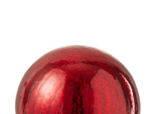 Decoratiebal Klaarrund Glas Rood
