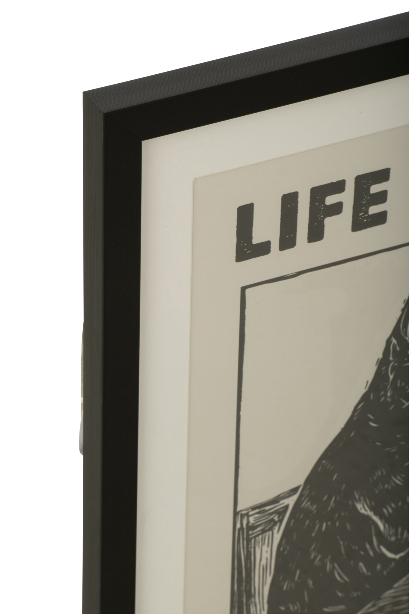 Poster Mermane Zwart - Set van 2