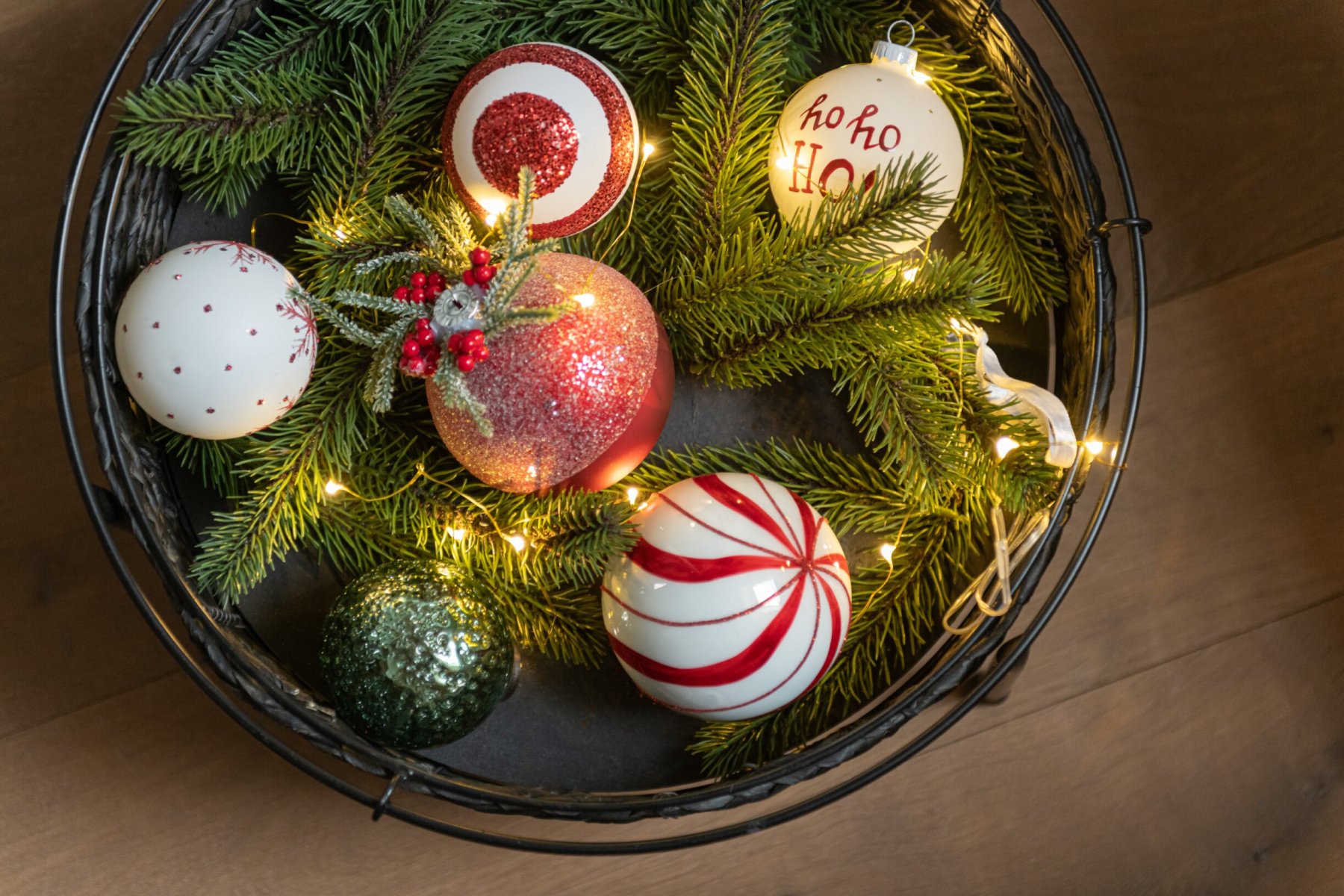 Kerstballen Nosky Glas Groen