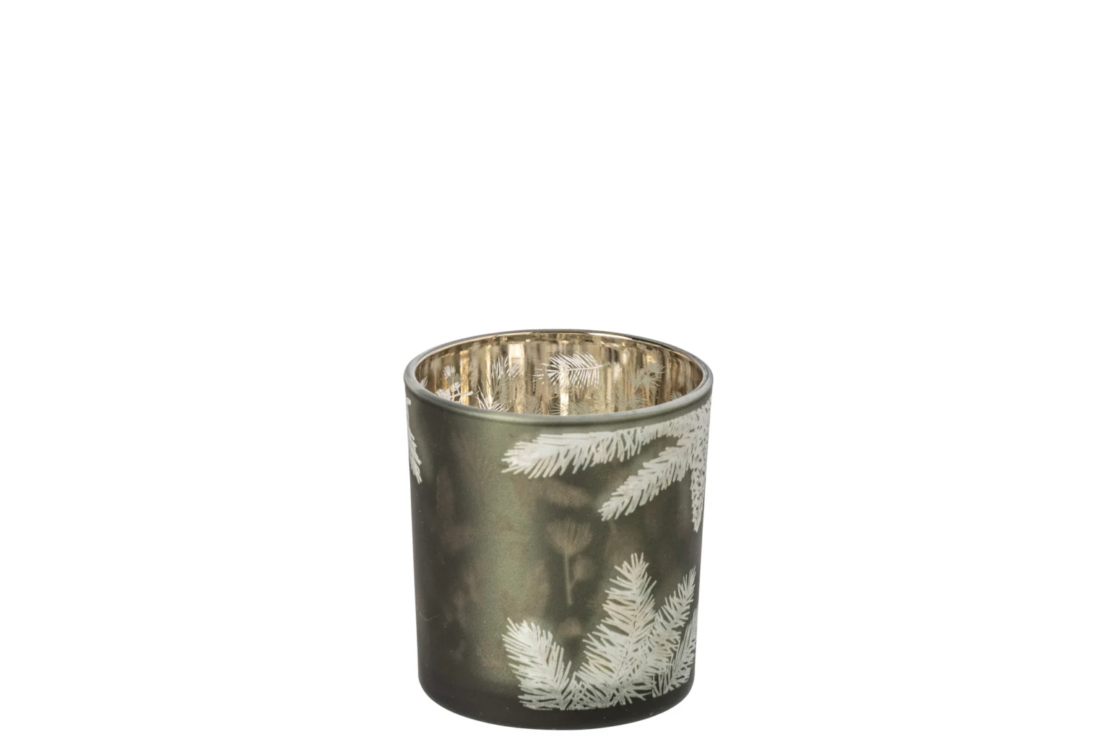 Waxinelichthouder Niehove Glas Groen - Afbeelding 2