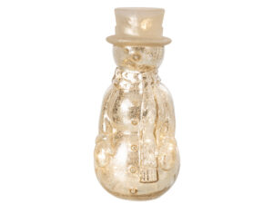 Decoratiefiguur Triedil Glas Zilver H33 cm
