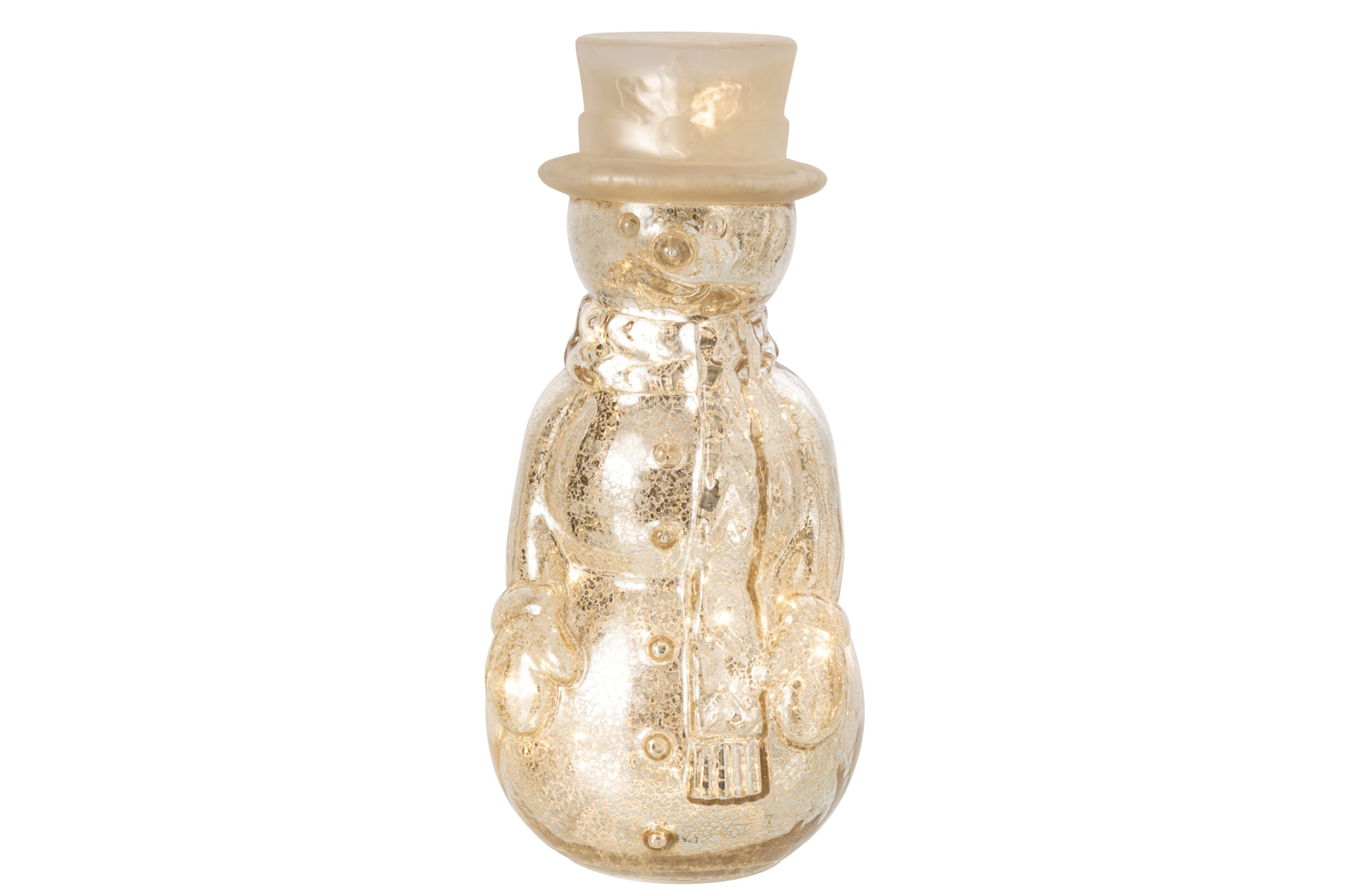 Decoratiefiguur Triedil Glas Zilver H33 cm