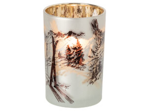 Waxinelichthouder Grirdes Glas Wit