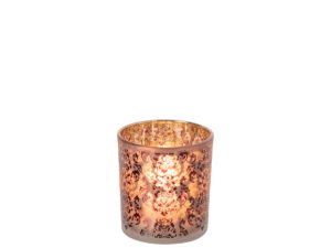 Waxinelichthouder Ronnis Glas Rood