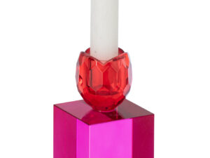 Kaarsenhouder Bromis Glas Rood