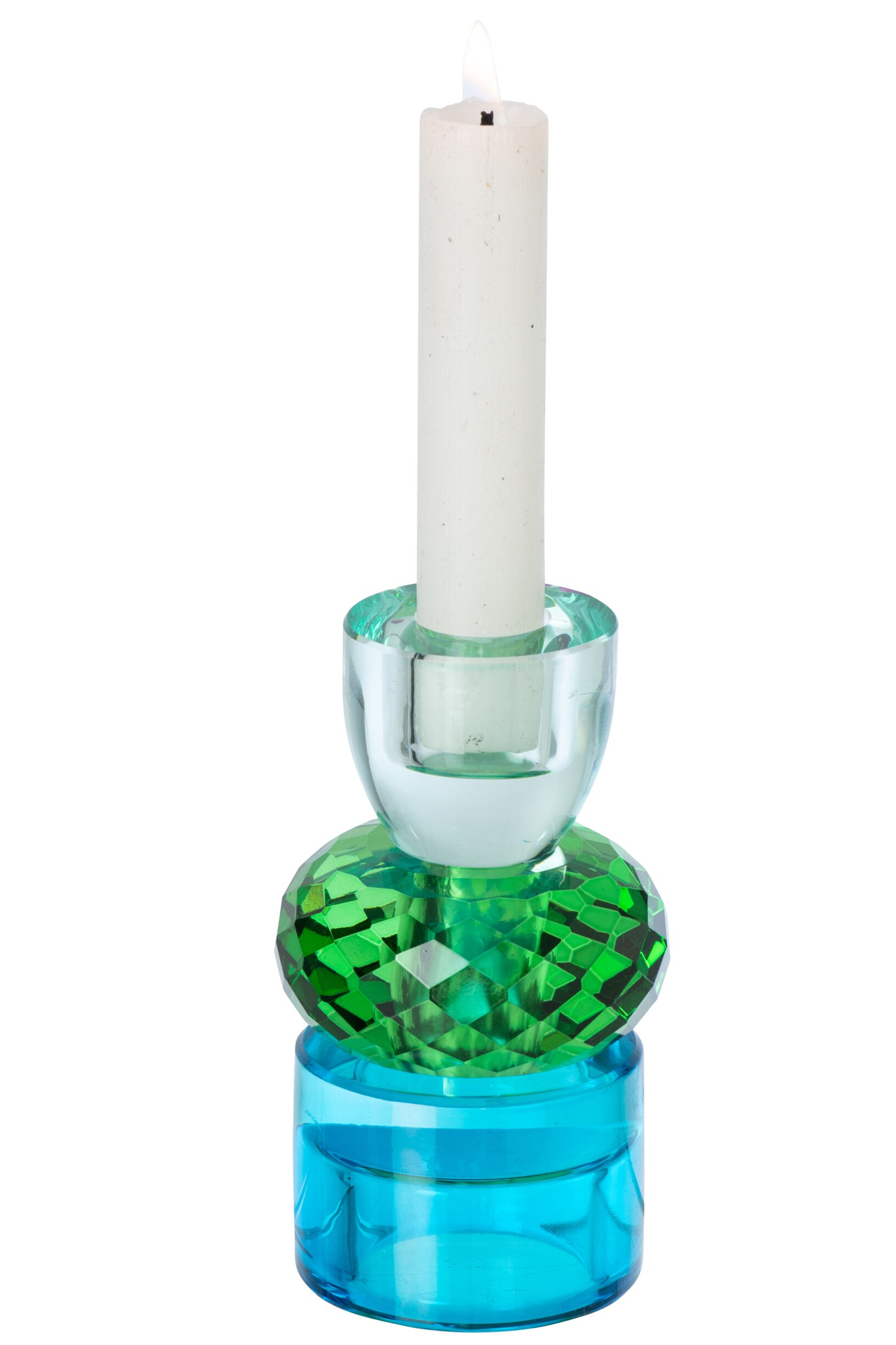 Kaarsenhouder Stumos Glas Groen