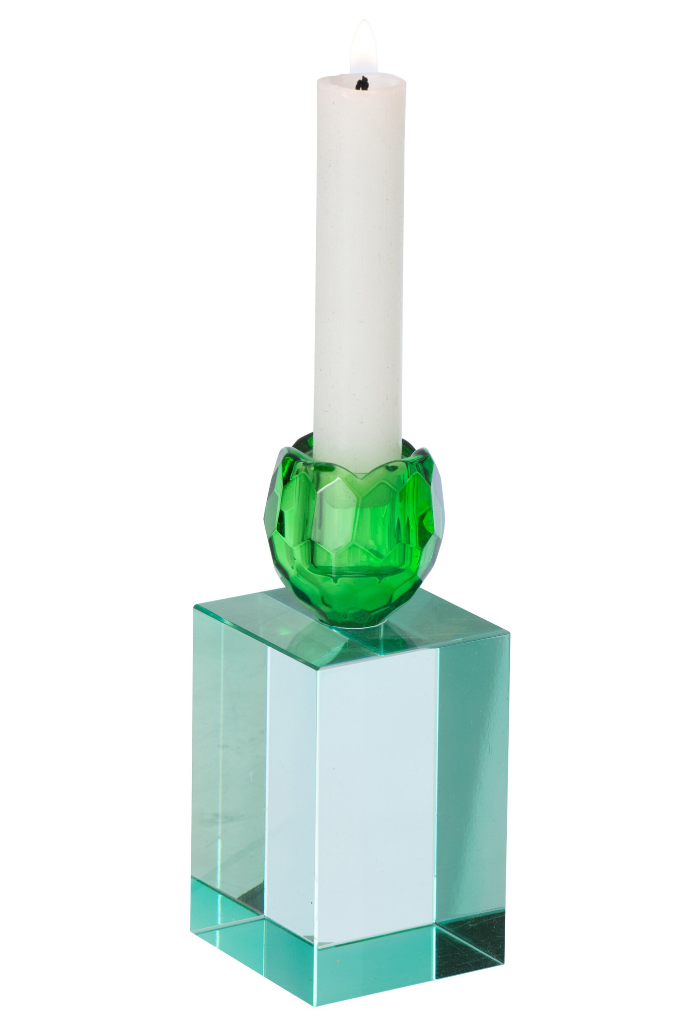 Kaarsenhouder Donsura Glas Groen